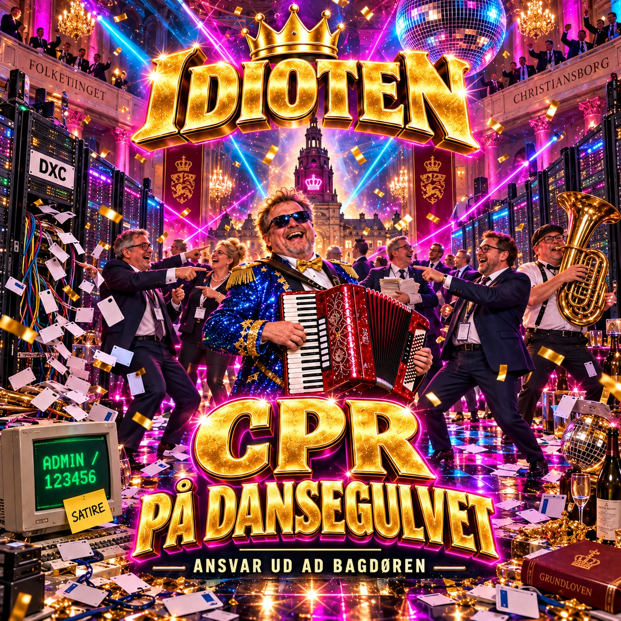 Cover til CPR på dansegulvet af IDIOTEN