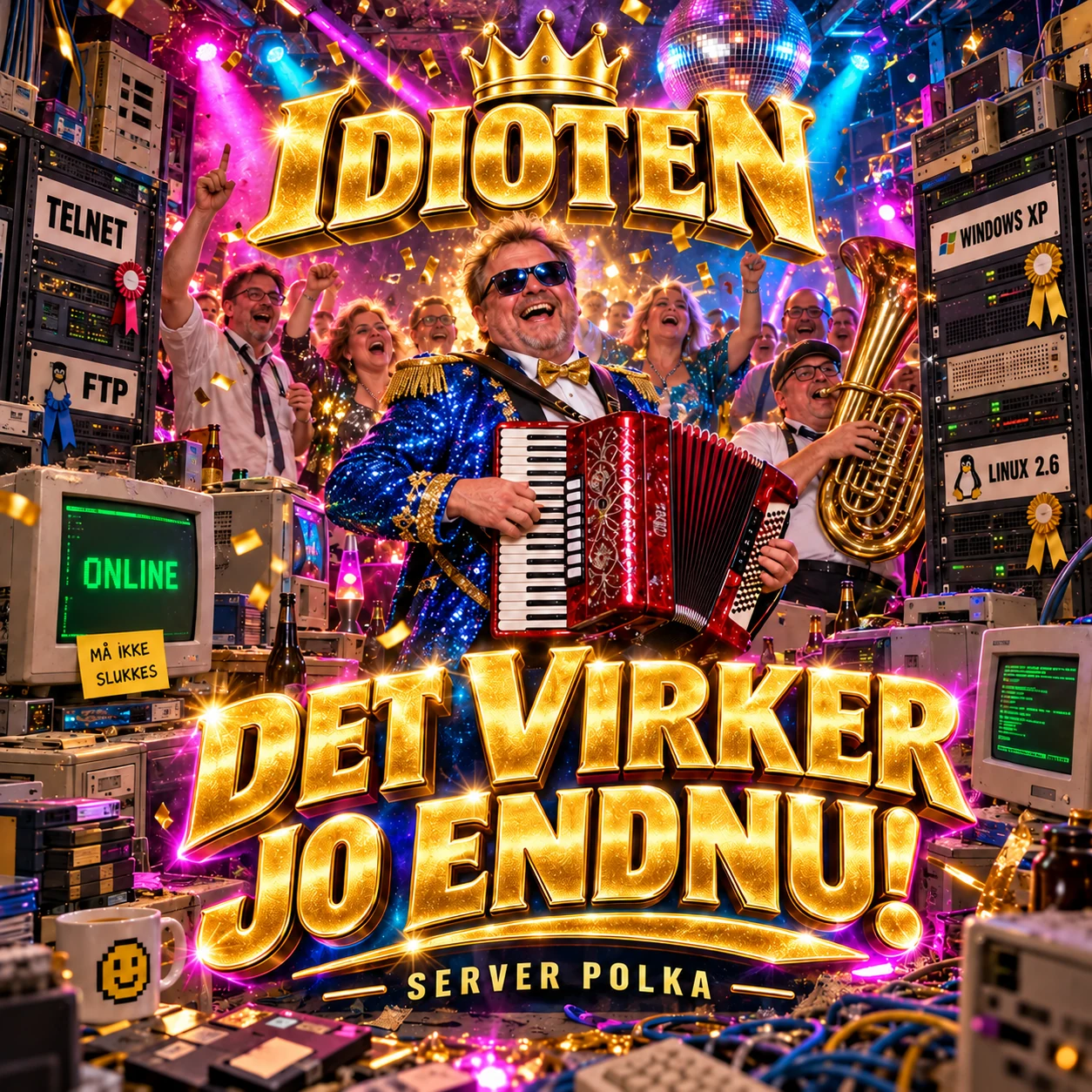 Singlecover: Det virker jo endnu! — Server Polka